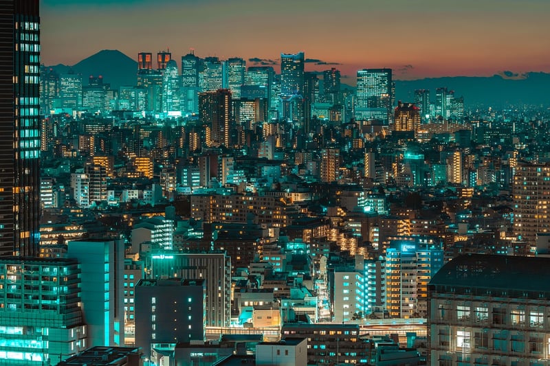 Tokyo City Skyline